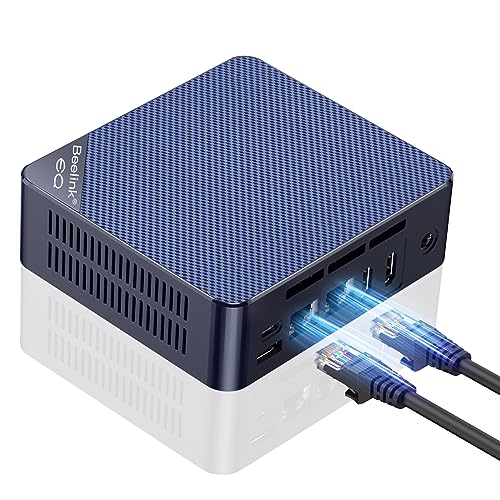 ~jPC N100 Intel̍ŐVAlder Lake-NV[Y (4C/4T ő3.4GHz) Beelink EQ12 N100 Mini PC 16GB DDR5 500GB M.2 NVME SSD 4K@60Hz| fALAN |