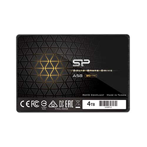 ꥳѥ 4TB SSD 3D NAND A58 SLCåѥեޥ󥹥֡ SATA III 2.5 7mm ¢åɥơȥɥ饤 SP004TBSS3A58A25
