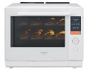 東芝(TOSHIBA) 過熱水蒸気オーブンレンジ 30L 石窯ドーム 350 2段調理 ER-XD7000(W) グランホワイト フラットテーブル