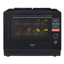 東芝 (TOSHIBA) オーブンレンジ 電子レンジ フラットテーブル microwave 簡単操作 石窯ドーム 30L ER-YD7000(K)