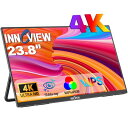 InnoView モバイルモニター 23.8インチ 4K モバイルディスプレイ UHD 3840*2160 100%sRGB 60Hz ポータブルモニター 大画...