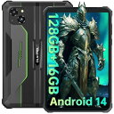 OUKITEL RT3 PRO Android14 防水タブレット 8インチ 防水防塵耐衝撃タブレットPC 16GB RAM 128GB ROM (1TB拡張可能) MediaTek 8コア 5150mAh 大容量バッテリー 16MP+8MP カメラの