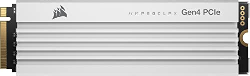 CORSAIR MP600 PRO LPX White PCIe Gen4 x4 NVMe M.2 SSD 2TB for PS5 CSSD-F2000GBMP600PLPW CORSAIR MP600 PRO LPX White PCIe Gen4 x4 NVMe M.2 SSD 2TB for PS5 CSSD-F2000GBMP600PLPW