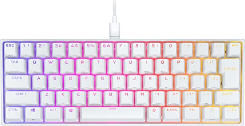 CORSAIR K65 RGB MINI 60% USB-A メカニカルゲーミングキーボード Cherry MX スイッチ採用 ホワィト CH-9194114-JP 日本語配列 CORSAIR K65 RGB MINI 60% USB-A メカニカルゲーミングキーボード Cherry MX スイッチ採用 ホワィト CH-9194114-JP 日本語配列