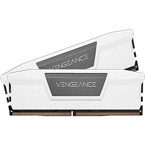 CORSAIR DDR5-5200MHz デスクトップPC用 メモリ VENGEANCE DDR5 シリーズ ホワイト(PC5-41600) 64GB 32GB 2枚 CMK64GX5M2B5200C40W CORSAIR DDR5-5200MHz デスクトップPC用 メモリ VENGEANCE DDR5 シリーズ ホワイト(PC5-41600) 64GB 32GB 2枚 CMK64GX5M2B5200C40W