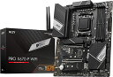 MSI マザーボード PRO X670-P WIFI AMD Ryzen 7000 シリーズ(AM5)対応X670チップセット搭載 ATX MB5863