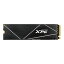 ADATA XPG GAMMIX S70 BLADE 2TB 読取最大 7400MB/秒 M.2 2280 NVMe PCIe Gen4x4 内蔵 SSD AGAMMIXS70B-2T-CS