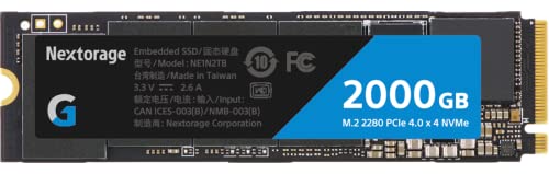 Nextorage GV[Y SSD 2000GB SSD M.2 2280 ő]x7300MB/s PCIe Gen 4.0 x 4 NVMe 1.4 NE1N2TB/GHNEL PS5mFς