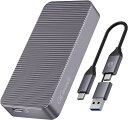 GiGimundo M.2 SSD OtP[X40Gbps Thunderbolt 3 4 A~ގ M USB3.2 3.1 3.0݊ UASPTrimΉ 2-in-1 USB4.0 NVMe M |[^u C to C A