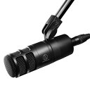 オーディオテクニカ AT2040 ダイナミックマイク 超単一指向性マイク/XLR/ポップフィルター内蔵/ポッドキャスト/オーディオブック/ゲーム実況/動画配信 ブラック 国内正規品