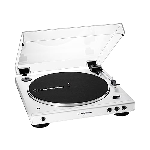 オーディオテクニカ AT-LP60XBT WW ワイヤレス ベルトドライブ ターンテーブル/レコードプレーヤー/Bluetooth対応/ホワイトモデル 直販モデ...