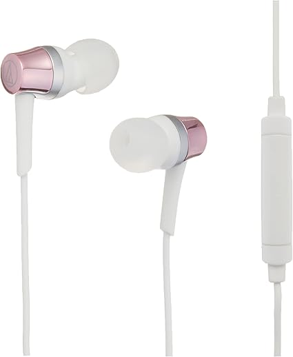 オーディオテクニカ ATH-CKR30iS PK イヤホン 有線 リモコン マイク付 スマートフォン用 カナル型 SoundReality ピンクのサムネイル