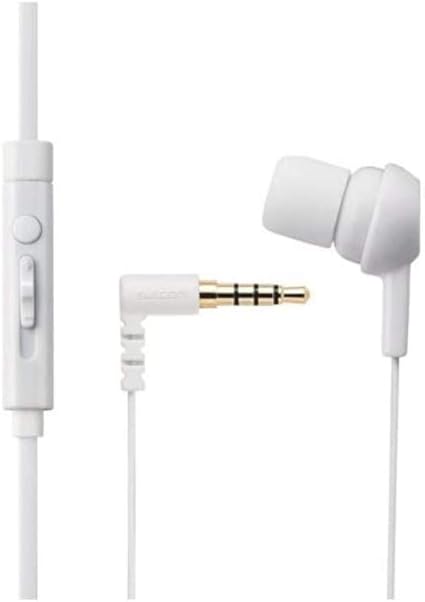 ELECOM モノラルヘッドホン(マイク付) カナル C3520 ホワイト EHP-MC3520WH