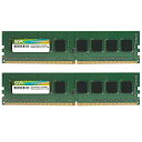 シリコンパワー SP Silicon PowerデスクトップPC用メモリ DDR4-2400(PC4-19200) 16GB 2枚 288Pin 1.2V CL...