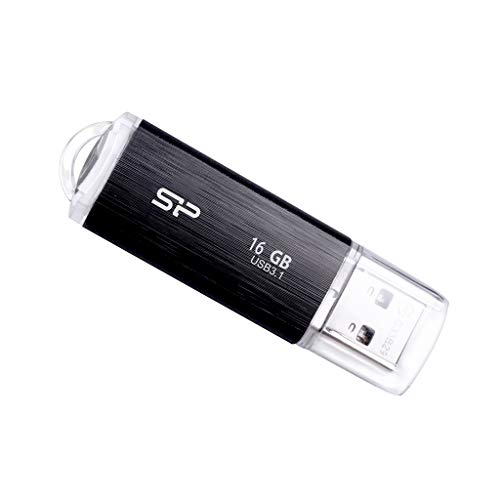 SP Silicon Power シリコンパワー USBメモリ 16GB USB3.1 USB3.0 ヘアライン仕上げ Blaze B02 SP016GBUF3B02V1K
