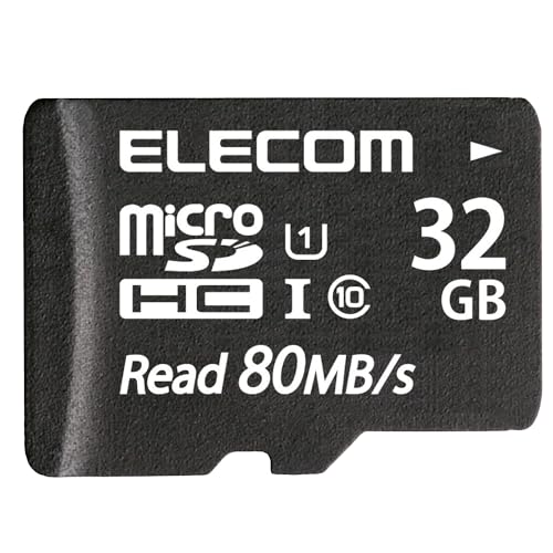 エレコム microSD 32GB マイクロSDカード UHS-1 U1 microSDHC IPX7 MF-AMS032GU11