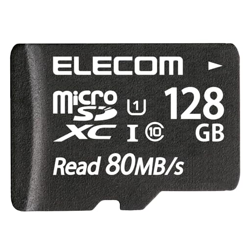 エレコム microSD 128GB マイクロSDカード UHS-1 U1 microSDXC IPX7 MF-AMS128GU11