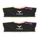 Team RGB 発光型LED8個モデル DDR4 3000Mhz(PC4-24000) 32GBx2枚(64GBkit) RGB DELTAシリーズ デスクト...