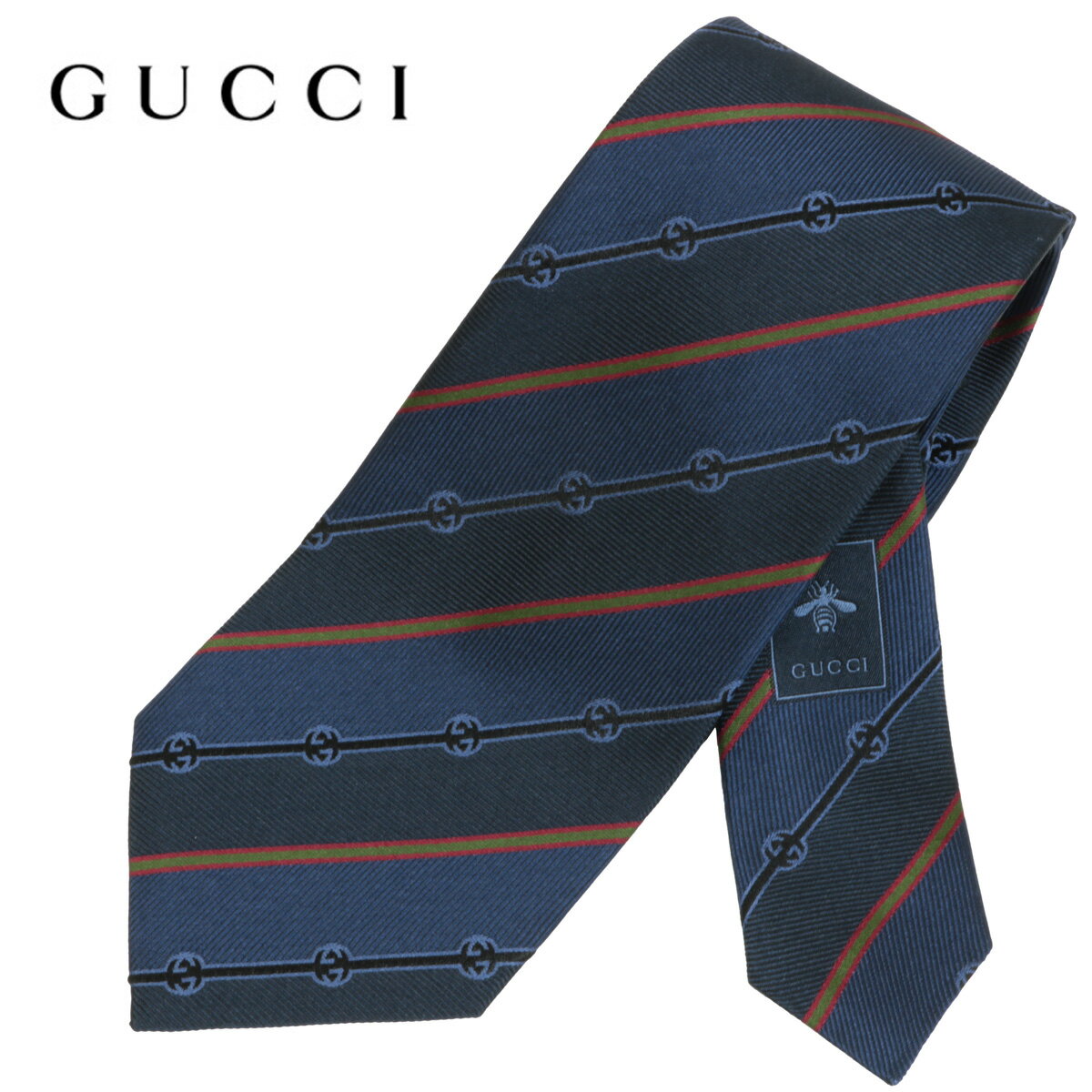 グッチ ネクタイ GUCCI ストライプ gu1610 ブランド プレゼント あす楽対応 クリスマス バレンタイン 父の日 シルク 新社会人 就職祝い フレッシャーズ 新生活 ビジネス 就活 結婚式 おしゃれ ギフト 男性 メンズ 人気 高級