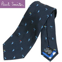 [ポールスミス]Paul Smith ネクタイ 　ps1609　グラス柄　【ネクタイ ブランド プレゼント クリスマス バレンタイン　就活 結婚式 父の日】