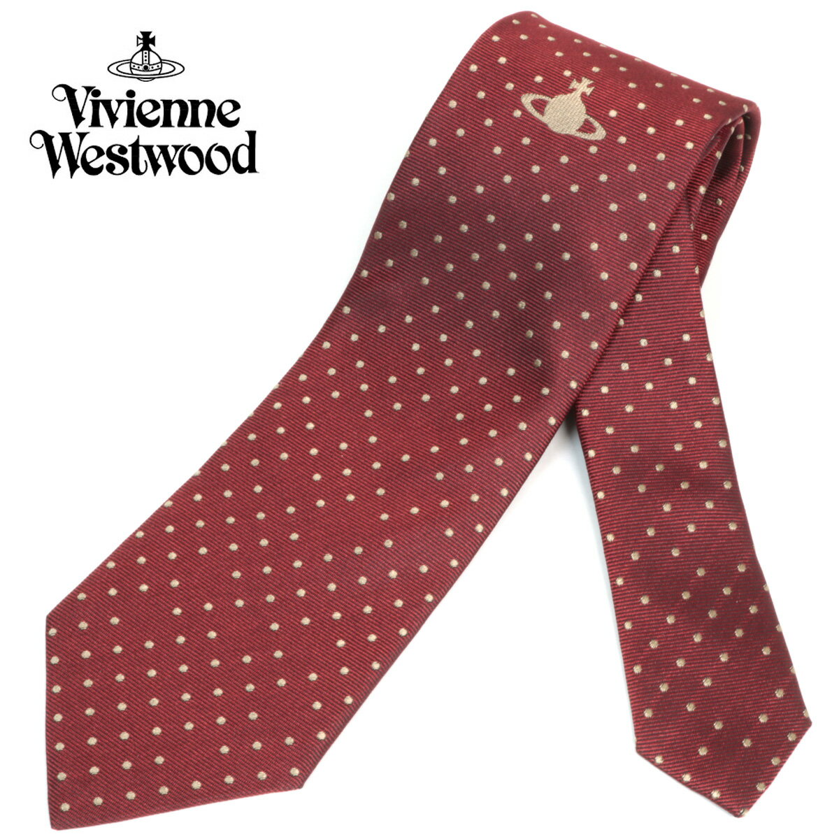 ヴィヴィアンウエストウッド ネクタイ Vivienne Westwood 水玉 オーブ ワンポイント vw1617 ブランド プレゼント ギフト あす楽対応 クリスマス バレンタイン 父の日 シルク 新社会人 就職祝い フレッシャーズ ビジネス 就活 結婚式 おしゃれ 男性 メンズ 人気 高級のサムネイル