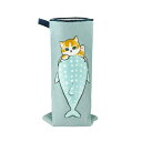 ◇高嶋金物店◇【可愛い猫グッズ】mofusand タオルボトルカバー さめにゃん