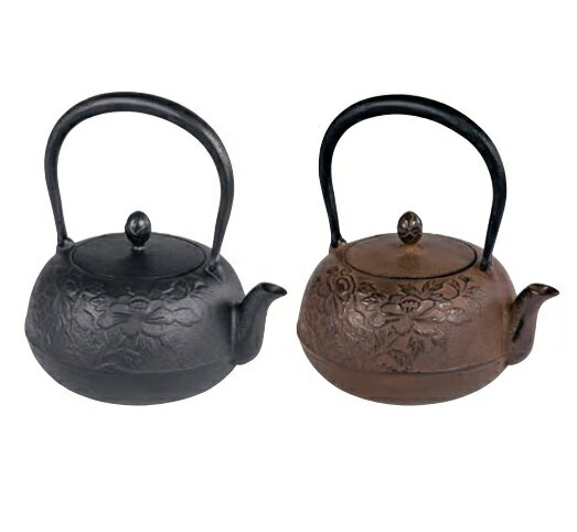 ◇高嶋金物店◇池永鉄工 鉄瓶 瑞光 BTT-35 黒/茶 1L