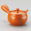◇高嶋金物店◇常滑焼急須【深蒸し急須/かご網茶こし急須】富仙福型ラン細字籠網急須