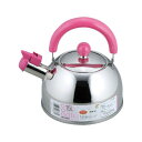 ◇高嶋金物店◇【日本製】キャンディール IH対応笛吹ケトル1.5L ピンク CR-5283