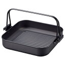 ◇高嶋金物店◇【日本製】彩食庵 鉄角型焼肉&すきやき鍋26×26cm SM-8557