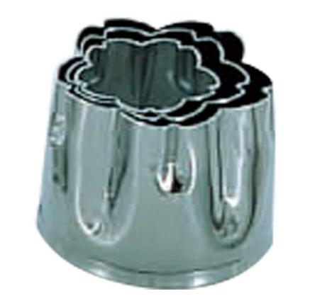 ◇高嶋金物店◇業務用野菜抜型 桜 中 32mm高さ53mm