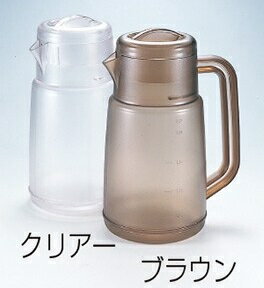 ◇高嶋金物店◇【日本製】ウォーターピッチャー ニューピッチャーST 2.2L クリアー/ブラウン