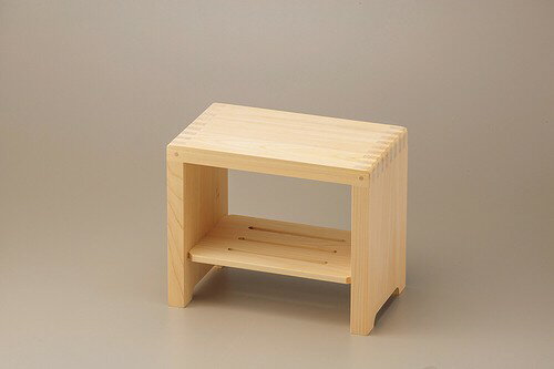 ◇高嶋金物店◇【日本製】ひのき箱型風呂椅子 小 58663