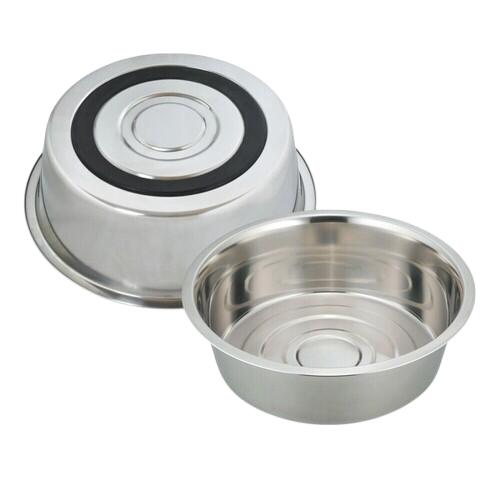 丈夫でキズが付きにくいステンレス製の洗い桶。 水垢やカビが発生しにくく 清潔にお使い頂いけます。 水を流しながら洗っても 中の物が出にくい水切り穴付。 シンクをキズつけにくいゴム足付。 食器や野菜がたっぷり洗える大きめサイズ。 フライパンやお鍋など、大きな調理器具の 浸け置き洗いにも便利。 サイズ 320×320×105mm 商品重量（約）：440g 素材 本体：ステンレス鋼 足部：合成ゴム 生産地 インド こちらもおすすめ！ ステンレス製洗桶30cm(ゴム足付) ステンレス製D型洗桶30cm 洗いおけ 一覧はこちら