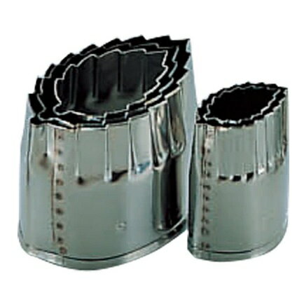 ◇高嶋金物店◇業務用野菜抜型 木の葉 大々 66mm高さ53mm