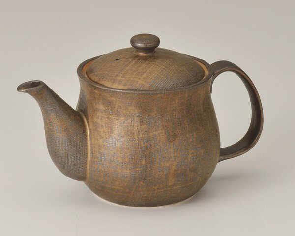 ◇高嶋金物店◇美濃焼【珈琲ポット/かご網】山功マンガン京ポット Y373