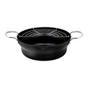 ◇高嶋金物店◇カラリーズ IH対応段付両手天ぷら鍋24cm RB-2764