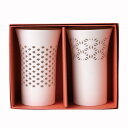 ◇高嶋金物店◇【ギフト】ほたるタンブラー 波華セット(2本箱入)