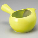 ◇高嶋金物店◇【美濃焼/機能急須/フタなし】晶光作たっぷりちゃーみる グリーン500cc Y404