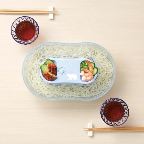 ◇高嶋金物店◇真珠乃涼 電池式そうめん流し器 Sサイズ DD-8001