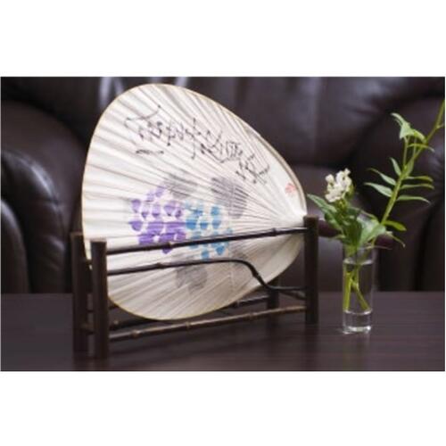 ◇高嶋金物店◇山下工芸　黒竹うちわ立（曲）