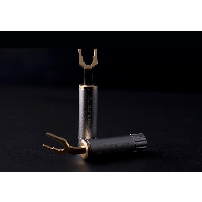 KOJO TECHNOLOGY プラグ型仮想アース Crystal EpY×2 バイツー Yラグ（M4?M8） 2個セット 光城精工 その他オーディオ機器アクセサリー