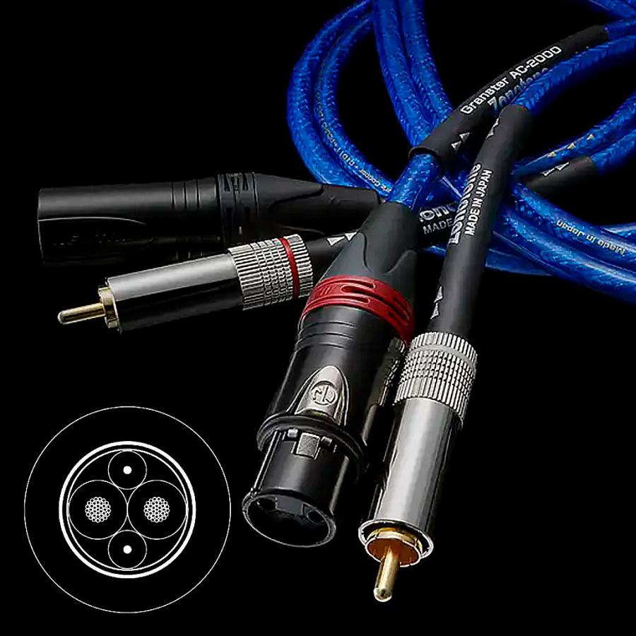 Zonotone XLRケーブル Granster AC-2000 XLR 1m ゾノトーン インターコネクトケー...