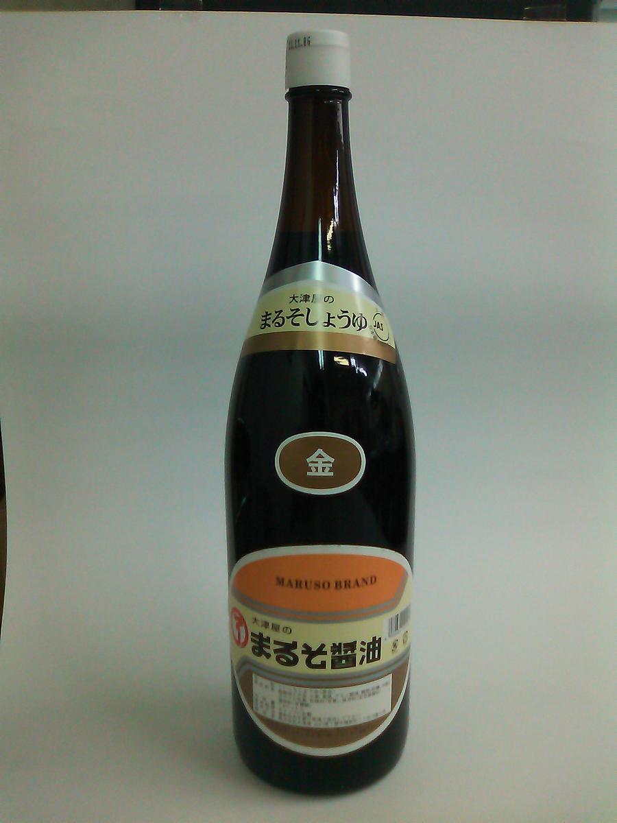 濃口醤油“金”1.8l　常温便のみ　※常温便の場合は送料一覧の送料からヤマトは300円、日本郵便・西濃運輸の場合は400円引きいたします。 1