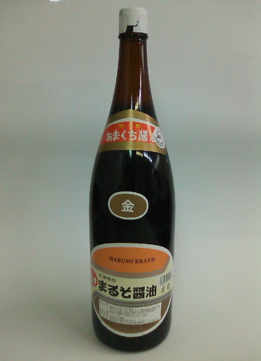 濃口醤油“金”甘口1.8l　常温便のみ　※常温便の場合は送料一覧の送料からヤマトは300円、日本郵便・西濃運輸の場合は400円引きいたします。