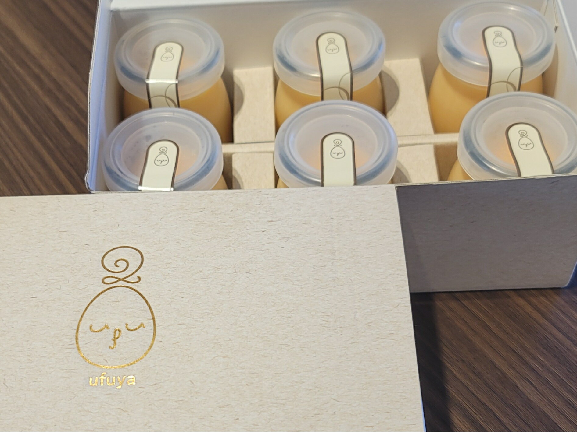 うふ家プリン　6個入　こだわり卵蘭王でつくったプリン※やまぐちECエール便による送料無料商品です。予算に達した場合予告なく終了することがございます。