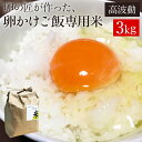 お米 卵かけご飯専用米3kg 高波動米 送料無料 メディアで紹介されました！ 卵の匠が追求した卵かけご飯に合うお米 青森県産 白米 お米 食べ物 実用的 ギフト グルメ 低農薬の自然栽培 ごはん 結婚祝い 母の日 入学祝い