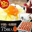 楽天スーパーSALE 10%OFF 卵 生卵 高級 有精卵 平飼い たまご ギフト【生卵75個入(生卵60個+破損保証15個)】卵かけご飯 トレイ入 のし カード無料 平飼いでストレスなくのびのび育った鶏が産む健康卵 食べ物 TV 紹介 プレゼント お取り寄せ グルメ 玉子 結婚祝い