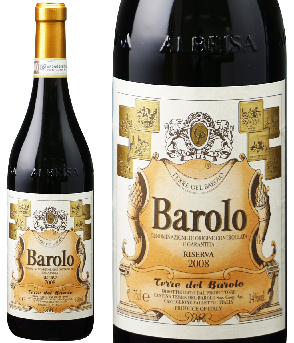 バローロ　リセルヴァ　　テッレ・デル・バローロ　＜赤＞　＜ワイン／イタリア＞　※即刻お取り寄せ品！ヴィンテージ変更と欠品の際はご連絡します！