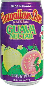 【送料無料】グアバネクター(340ml x 24)【ハワイアンサン】【398701】【沖縄・離島は別料金加算】